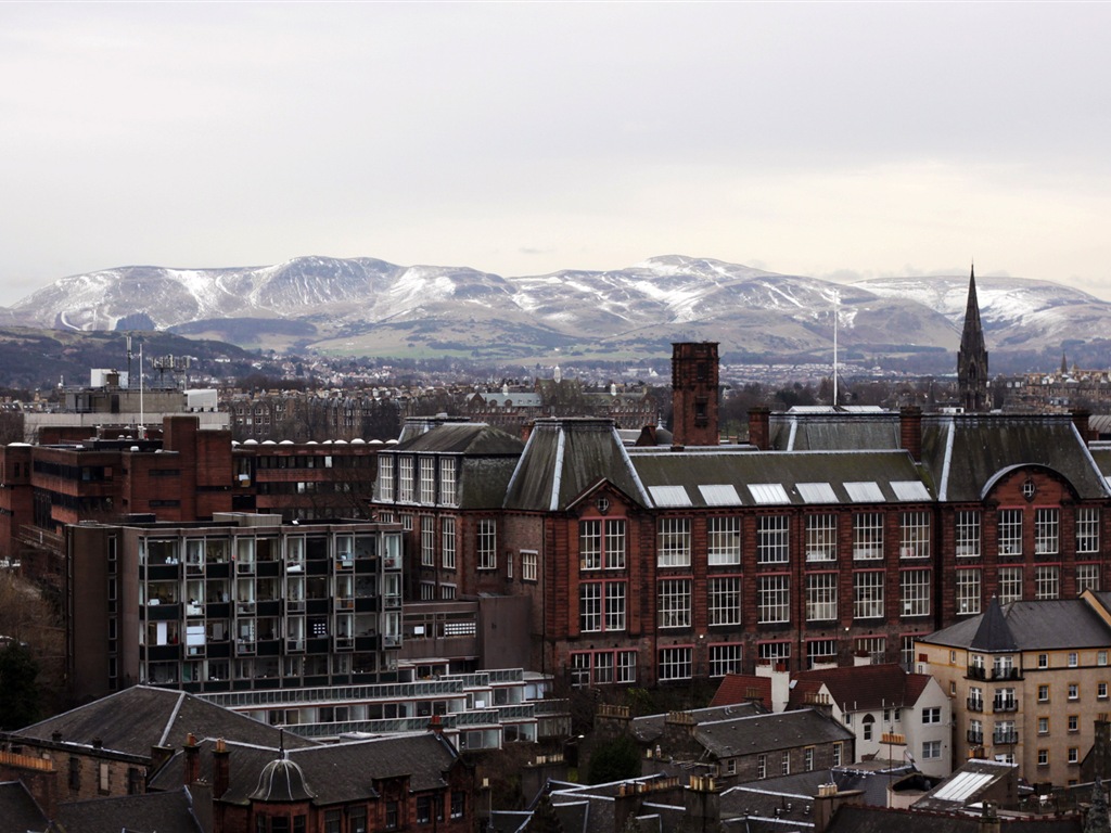 Krásné město Edinburgh, Skotsko HD Tapety na plochu #20 - 1024x768