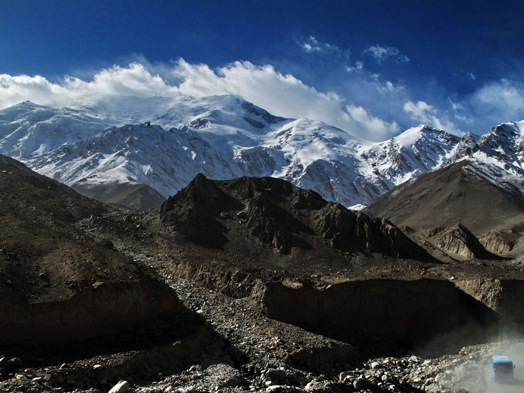 帕米尔高原美丽的风景 高清壁纸2 - 1024x768