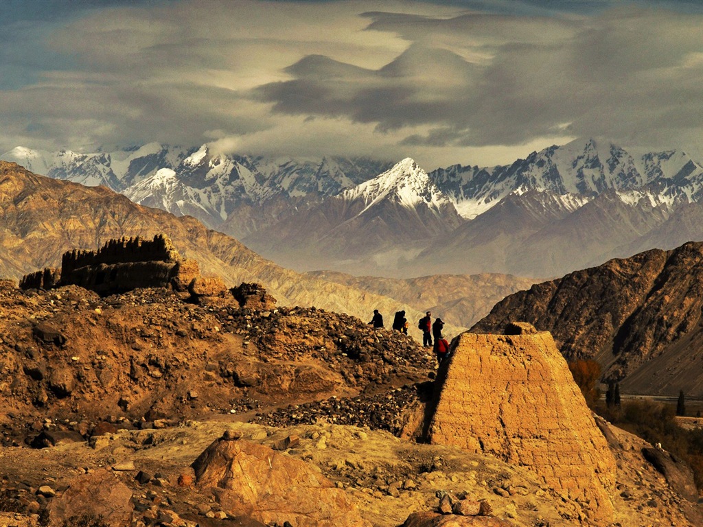 Pamir beaux fonds d'écran paysage HD #5 - 1024x768