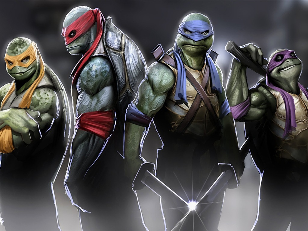 2014 fondos de pantalla de la película Teenage Mutant Ninja Turtles HD #12 - 1024x768