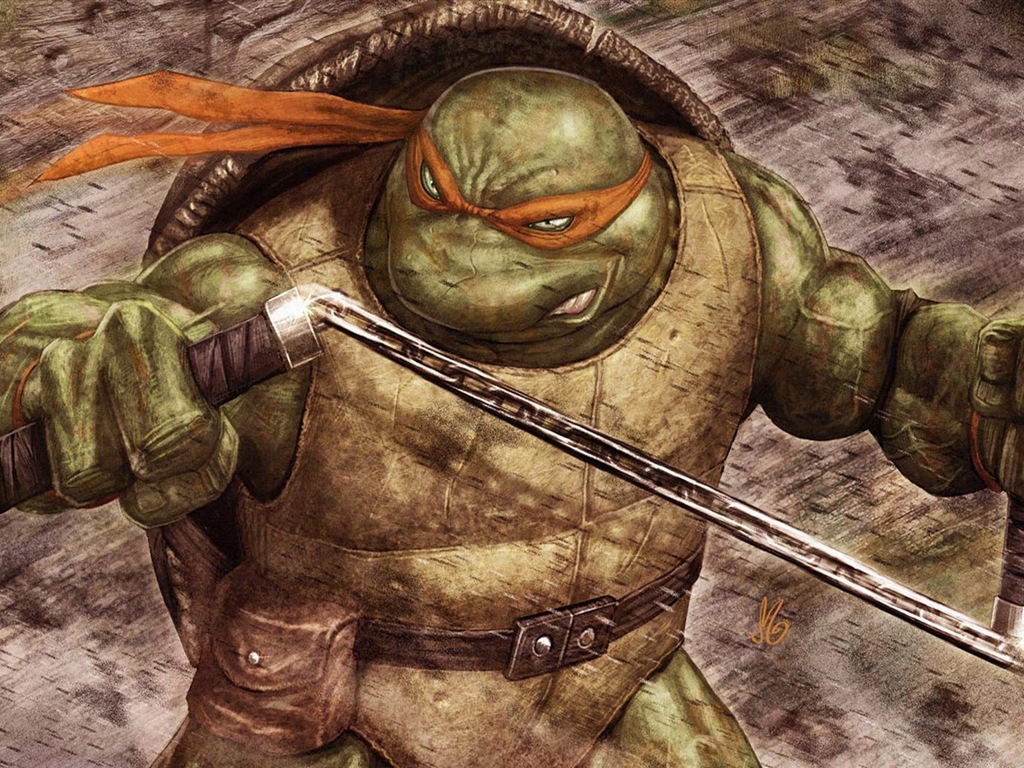 2014 Teenage Mutant Ninja Turtles HD movie wallpapers #18 - 1024x768