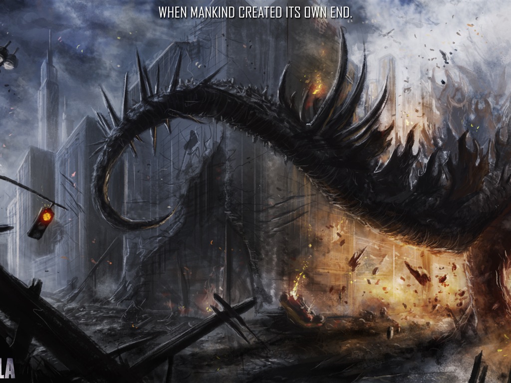 Godzilla 2014 Fondos de película HD #10 - 1024x768