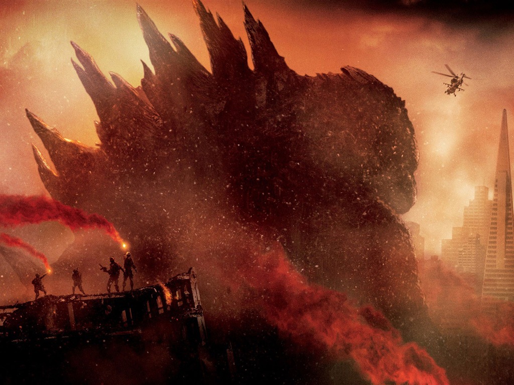 Godzilla 2014 film de fonds d'écran HD #12 - 1024x768