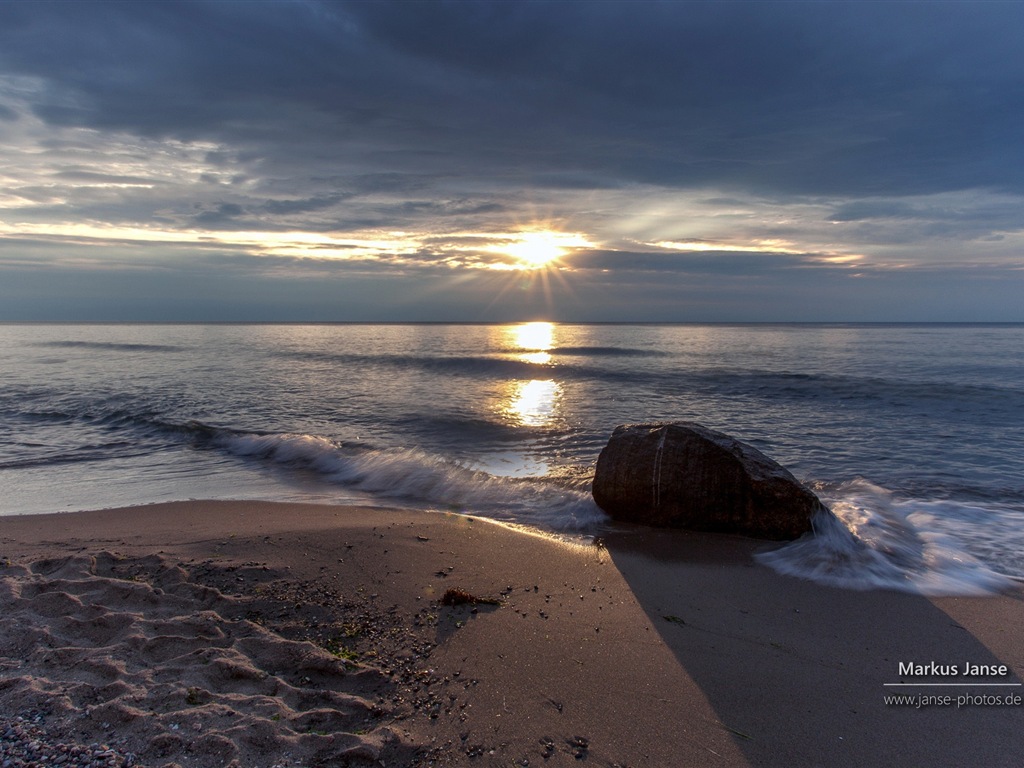 독일의 아름다운 해안 풍경, 윈도우 8의 HD 배경 화면 #13 - 1024x768