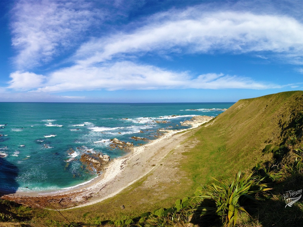 新西兰迷人的风景，Windows 8 主题壁纸1 - 1024x768
