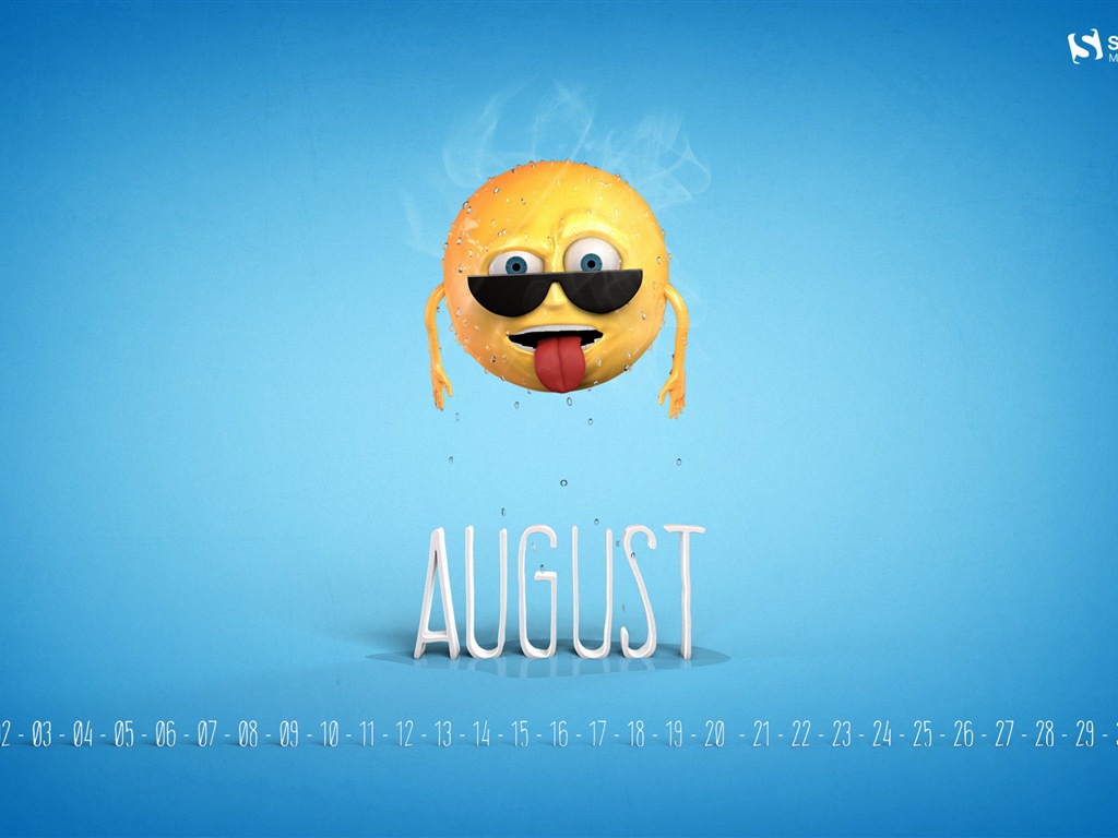 August 2014 calendar wallpaper (2) #11 - 1024x768