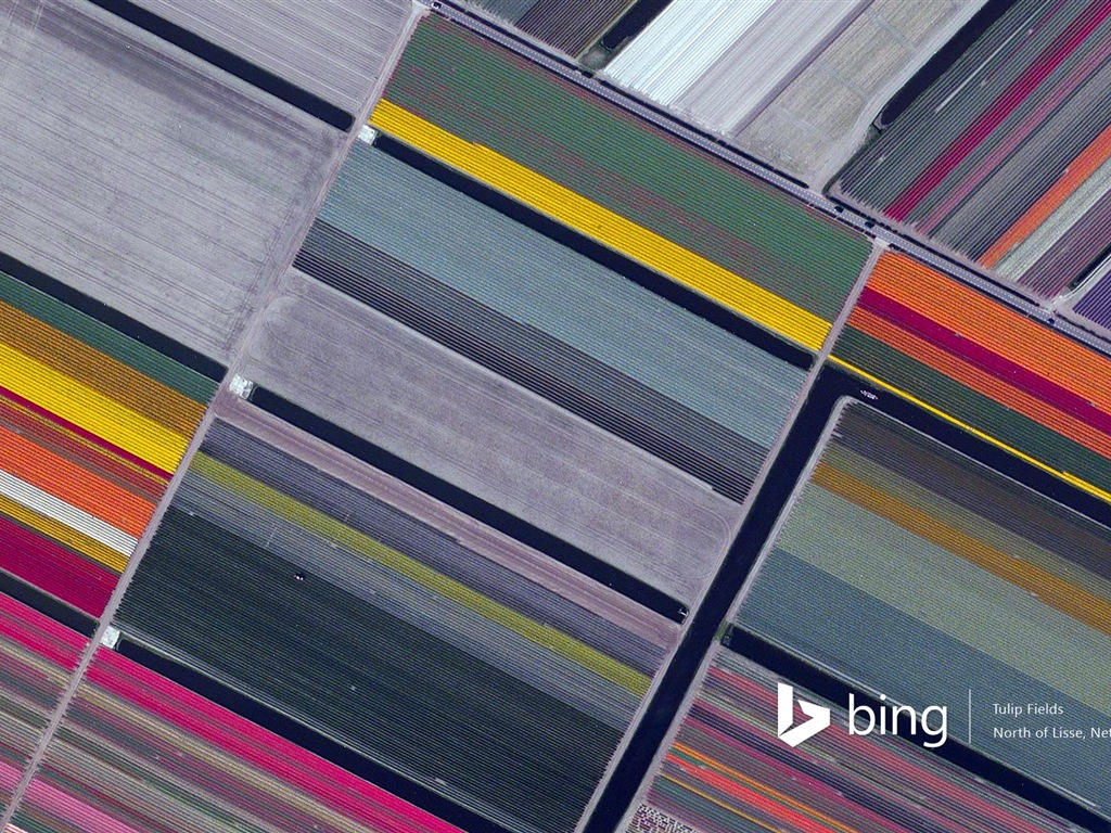 Microsoft Bing HD обои: Вид с воздуха на Европе #4 - 1024x768