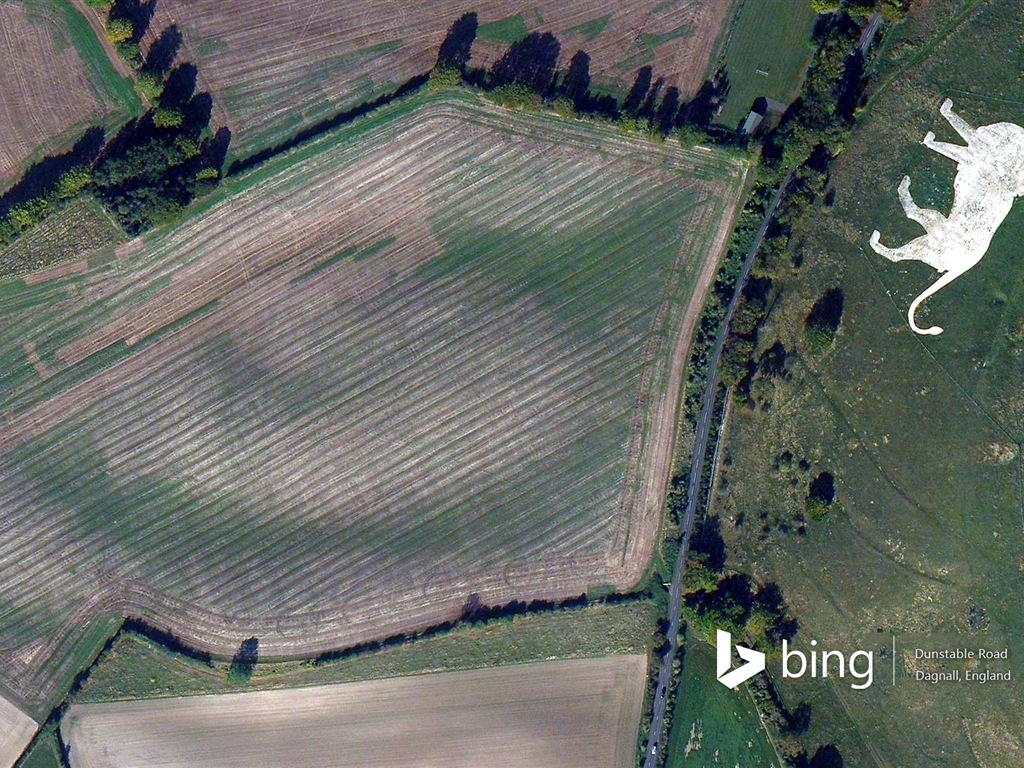 Microsoft Bing HD обои: Вид с воздуха на Европе #5 - 1024x768