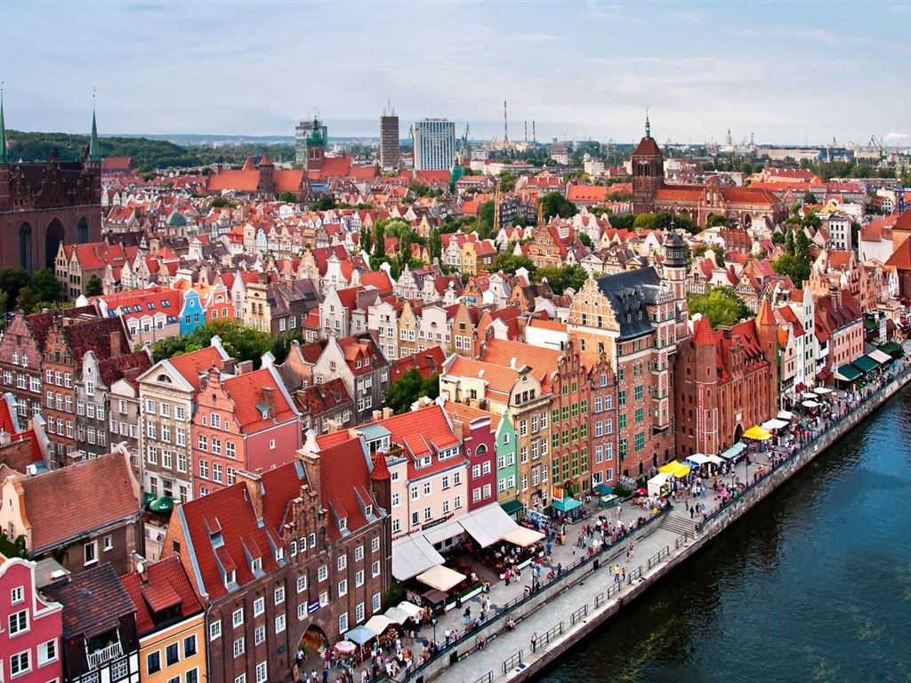 瑞典首都 斯德哥尔摩 城市风景壁纸7 - 1024x768