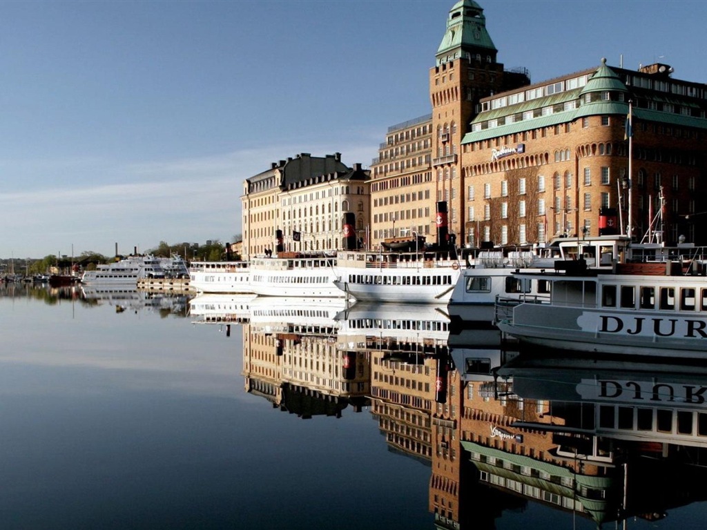 Stockholm, Švédsko, město krajina tapety #15 - 1024x768