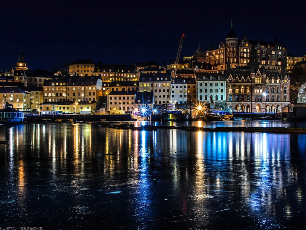 瑞典首都 斯德哥尔摩 城市风景壁纸19 - 1024x768