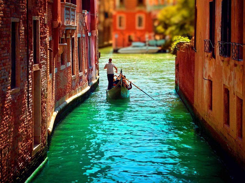 Beautiful watertown, Venice HD wallpapers #3 - 1024x768