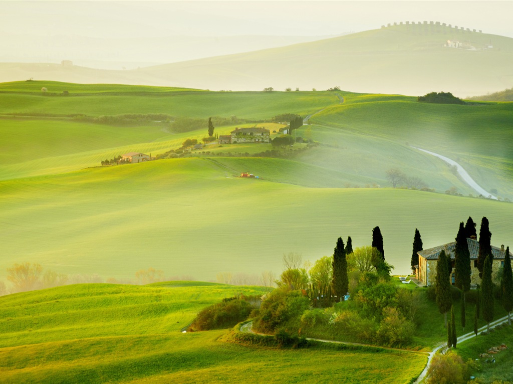 Итальянский естественная красота пейзажа HD обои #1 - 1024x768