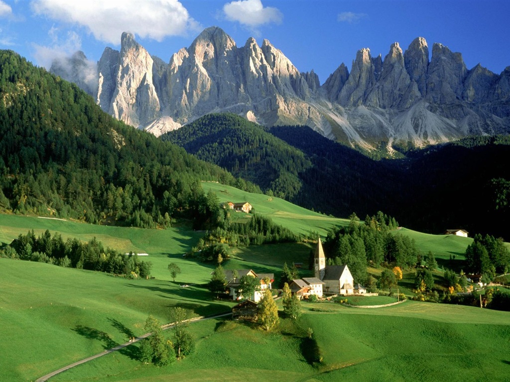 Итальянский естественная красота пейзажа HD обои #2 - 1024x768