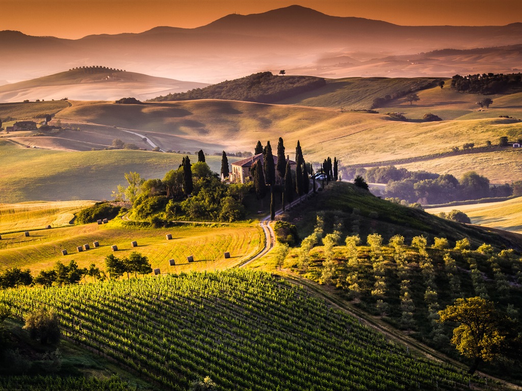 Italská přírodní krásy scenérie HD tapetu #16 - 1024x768