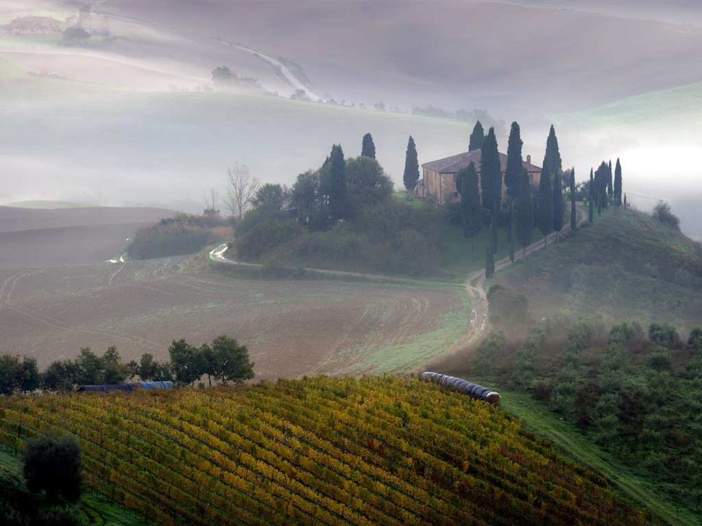 Italská přírodní krásy scenérie HD tapetu #19 - 1024x768