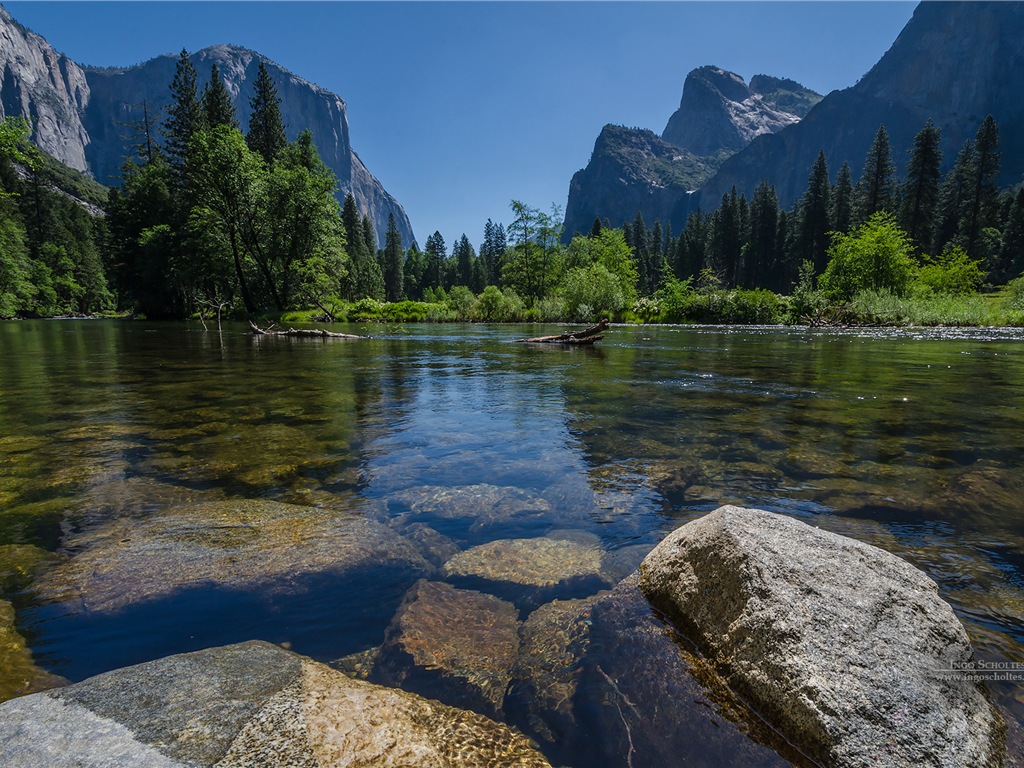 Windows 8 Thema, Yosemite National Park HD Wallpaper #1 - 1024x768