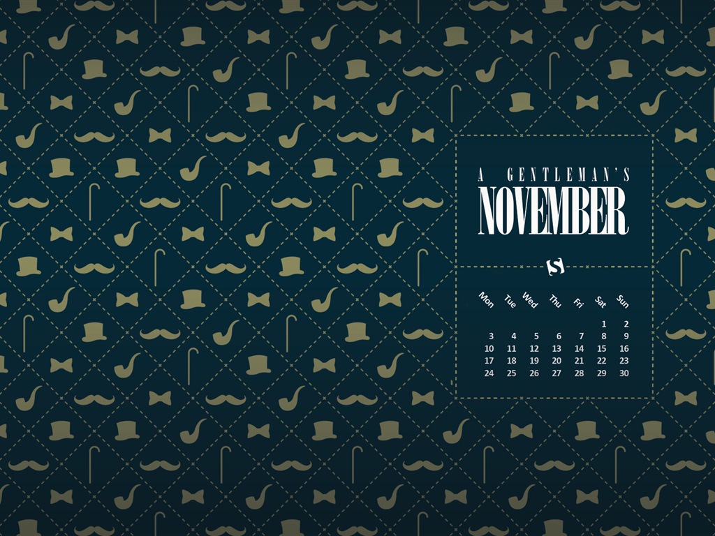 Ноябрь 2014 Календарь обои (2) #5 - 1024x768