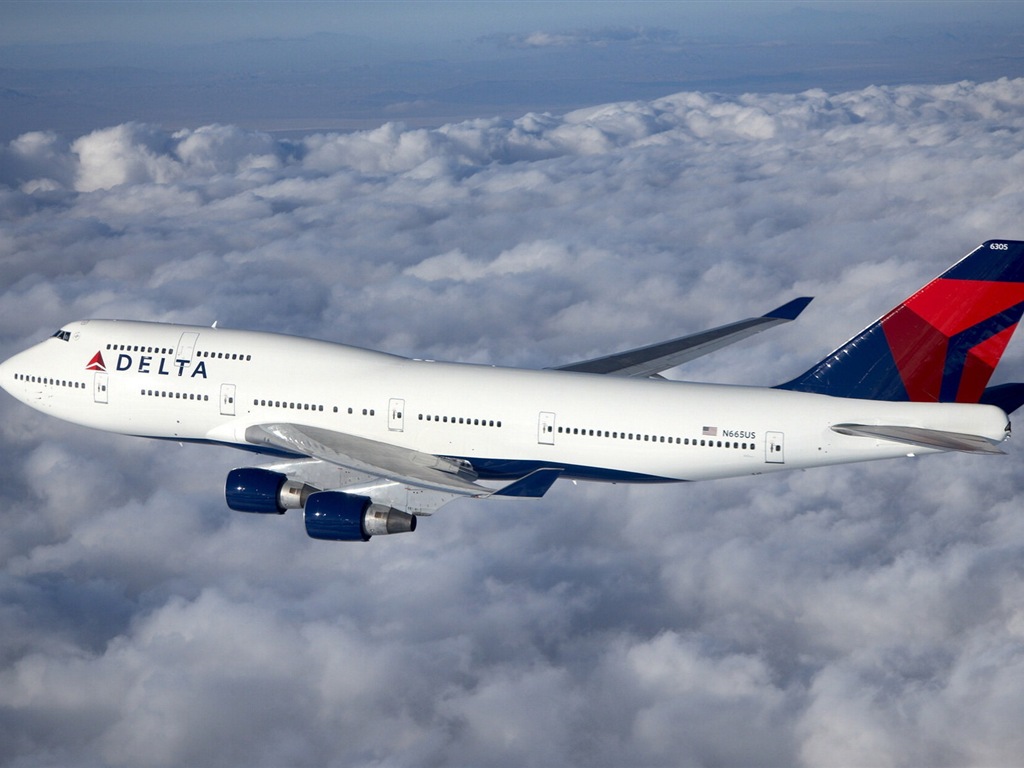 Boeing 747 avions de ligne fonds d'écran HD #8 - 1024x768