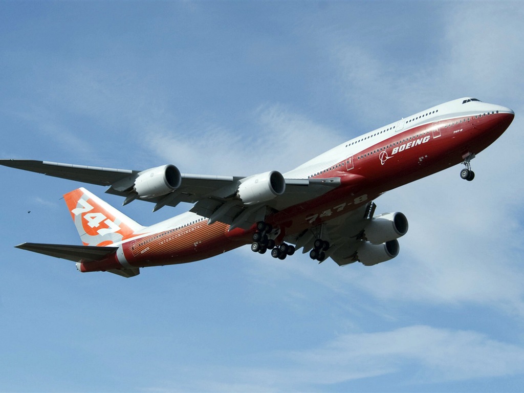 Boeing 747 avions de ligne fonds d'écran HD #12 - 1024x768