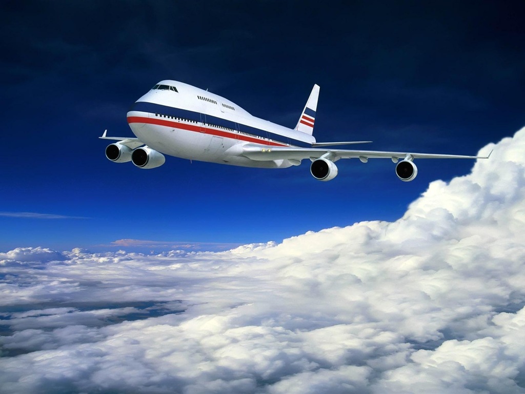 Boeing 747 avions de ligne fonds d'écran HD #17 - 1024x768