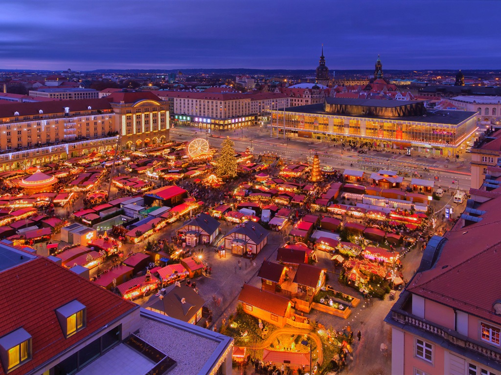 Alemania Dresden fondos de pantalla HD paisaje de la ciudad #8 - 1024x768