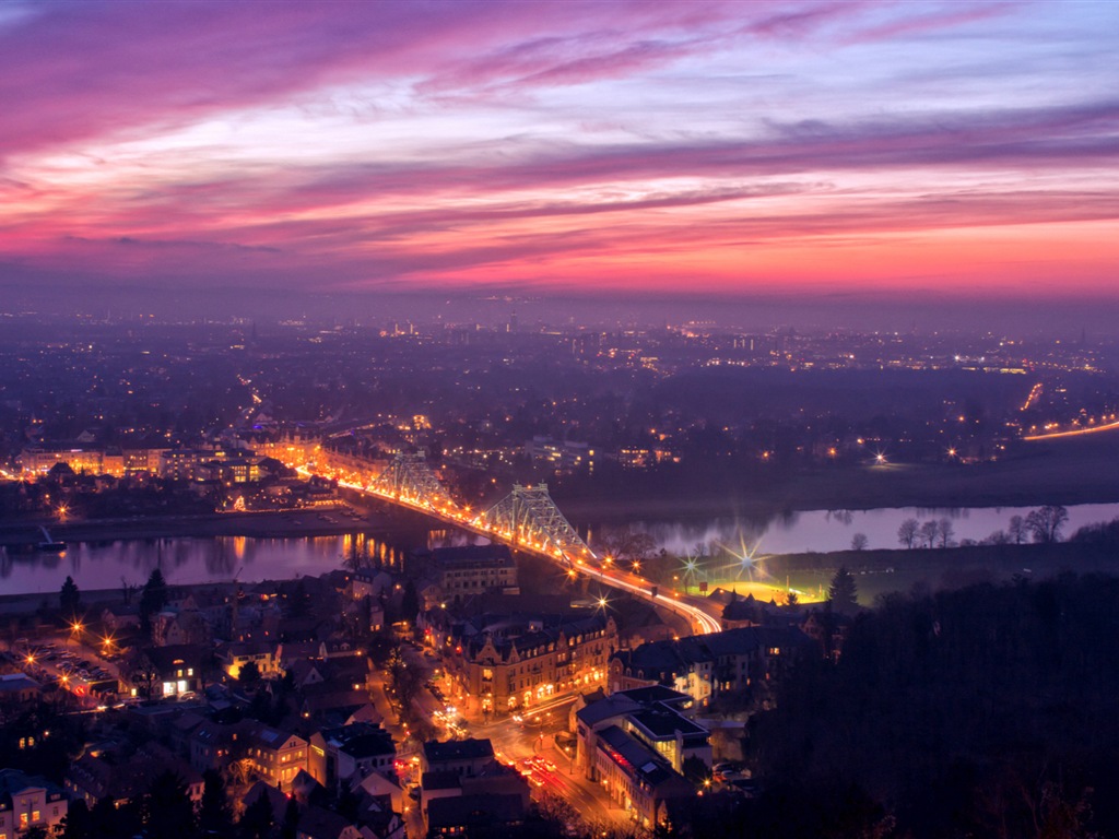 독일 드레스덴 도시 풍경의 HD 배경 화면 #9 - 1024x768