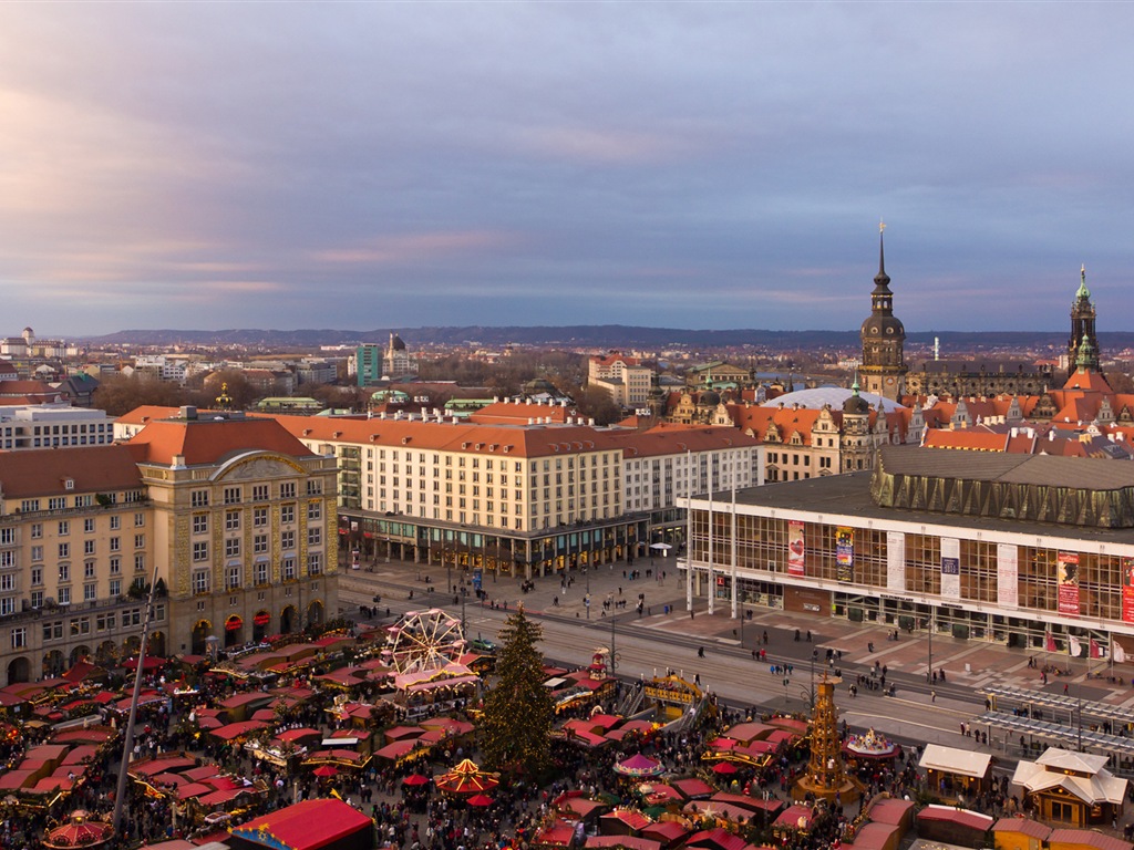 Alemania Dresden fondos de pantalla HD paisaje de la ciudad #11 - 1024x768