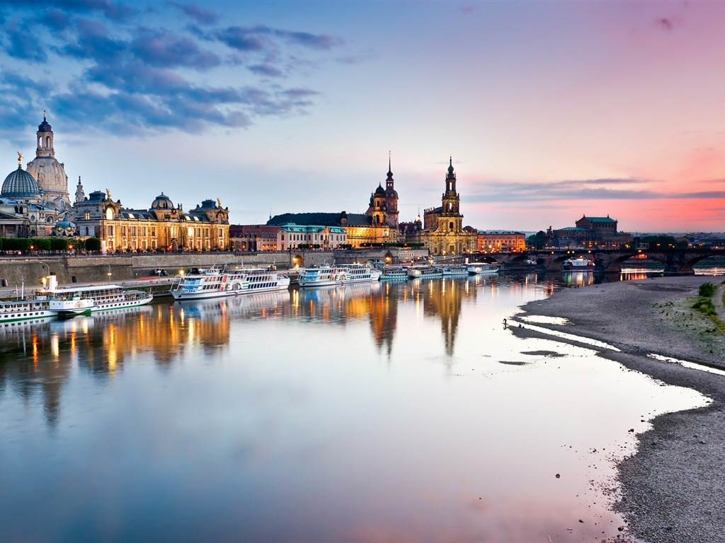 Alemania Dresden fondos de pantalla HD paisaje de la ciudad #12 - 1024x768