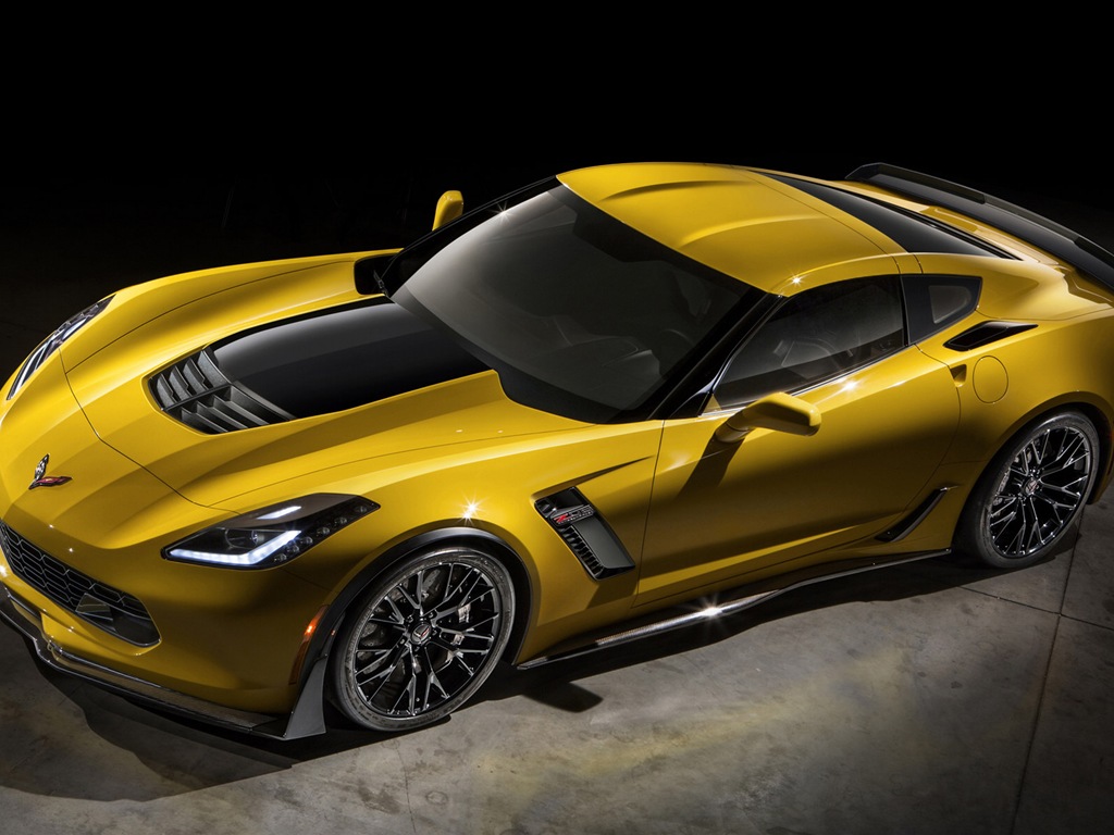 2015年雪佛兰 Corvette Z06跑车高清壁纸1 - 1024x768