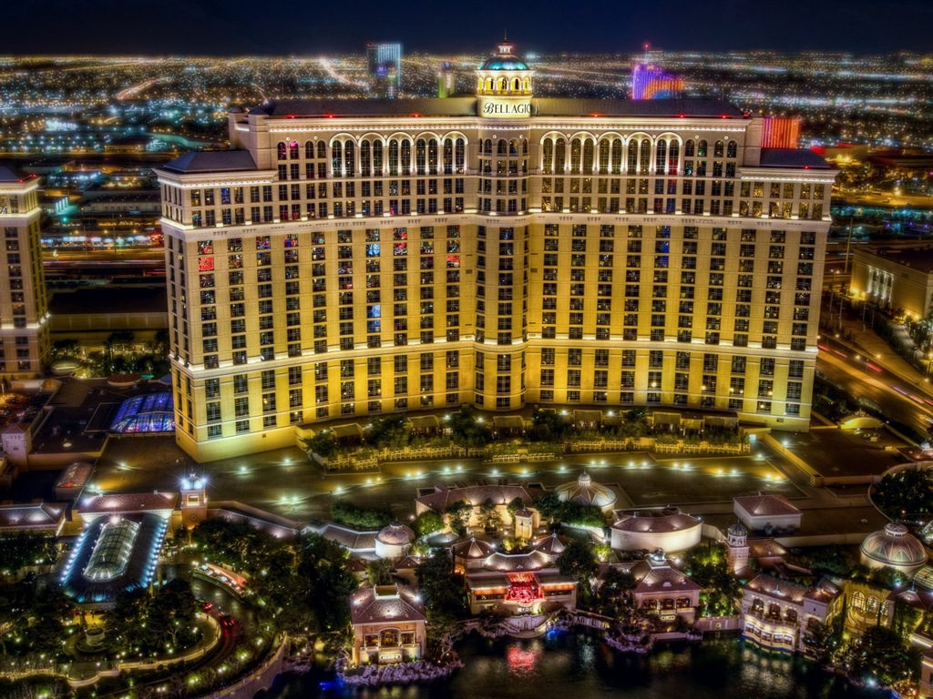 Belle nuit à Las Vegas fonds d'écran HD #18 - 1024x768