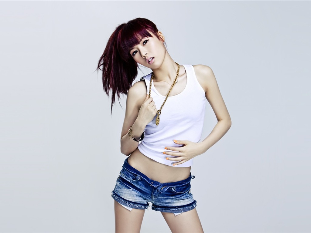 4Minute Korean hudební krásné dívky kombinace HD tapety na plochu #11 - 1024x768