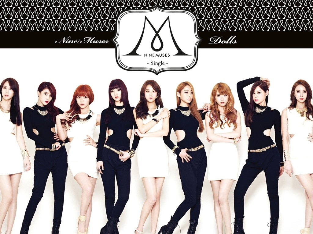 Nine Muses 韩国女子音乐组合 高清壁纸15 - 1024x768