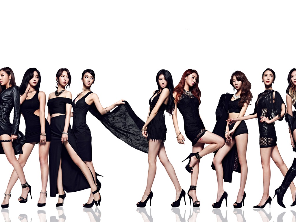 Korean Girl skupina Nine Múzy HD tapety na plochu #19 - 1024x768