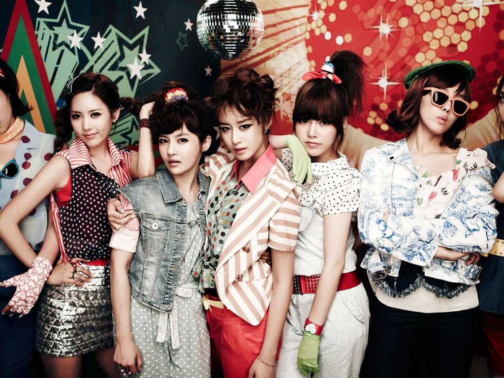 T-ARA музыкальная группа, корейские девушки HD обои #1 - 1024x768