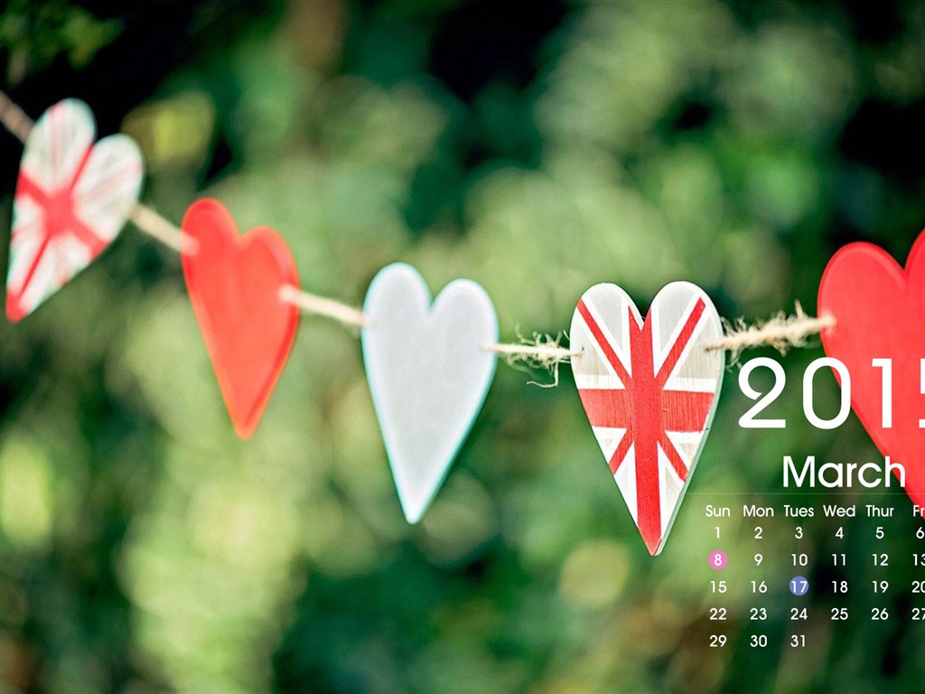Calendar 2015 HD wallpapers #21 - 1024x768