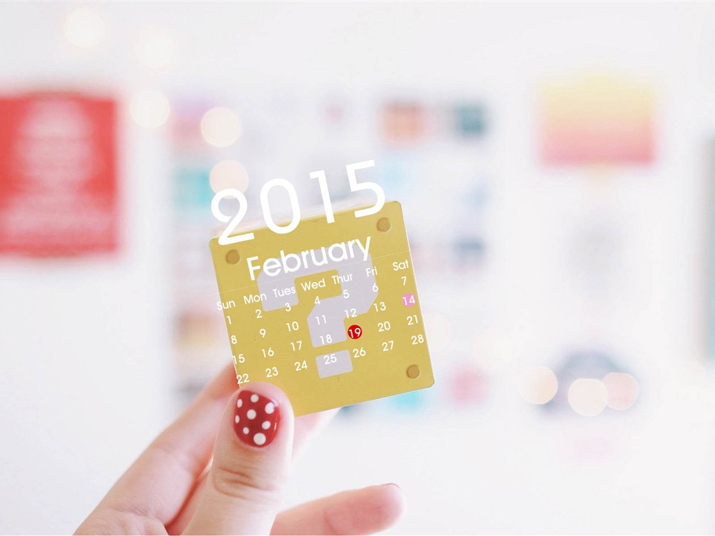 Kalendář 2015 HD tapety na plochu #22 - 1024x768