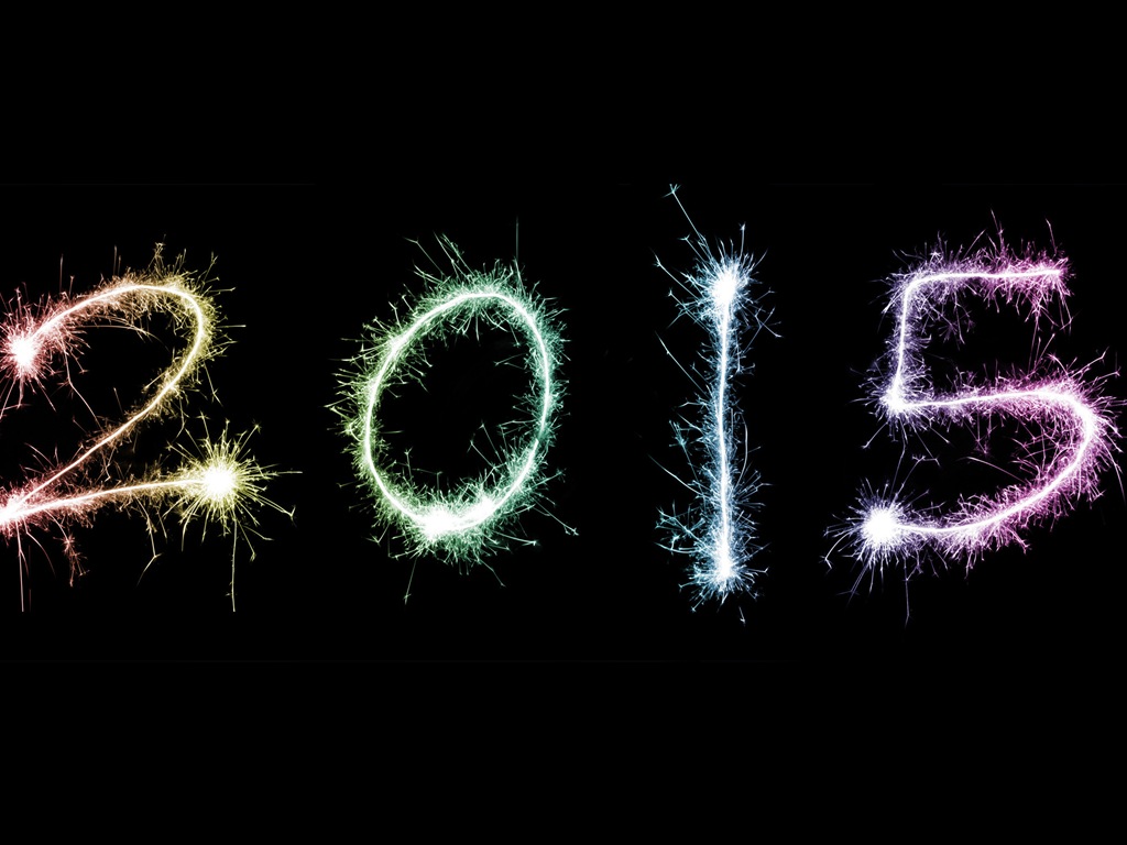 2015 New Year theme HD wallpapers (1) #3 - 1024x768
