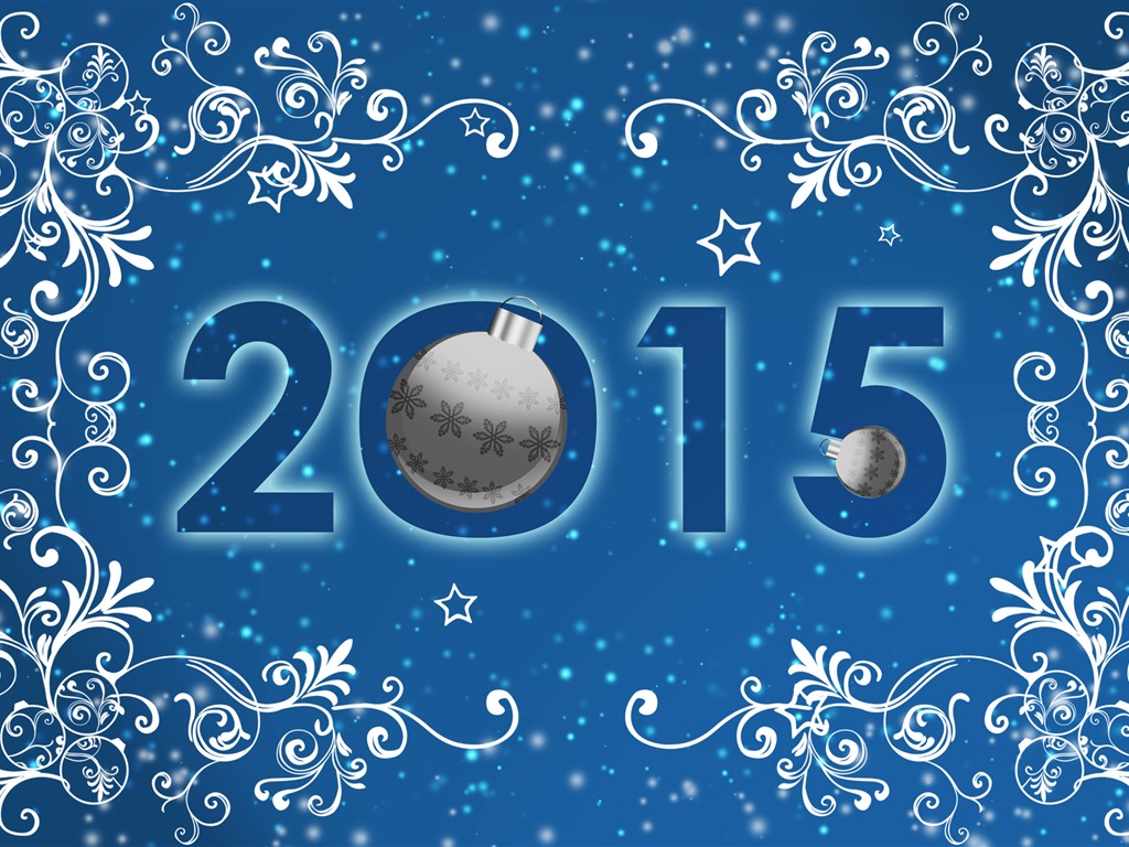 2015 새해 테마의 HD 배경 화면 (1) #8 - 1024x768