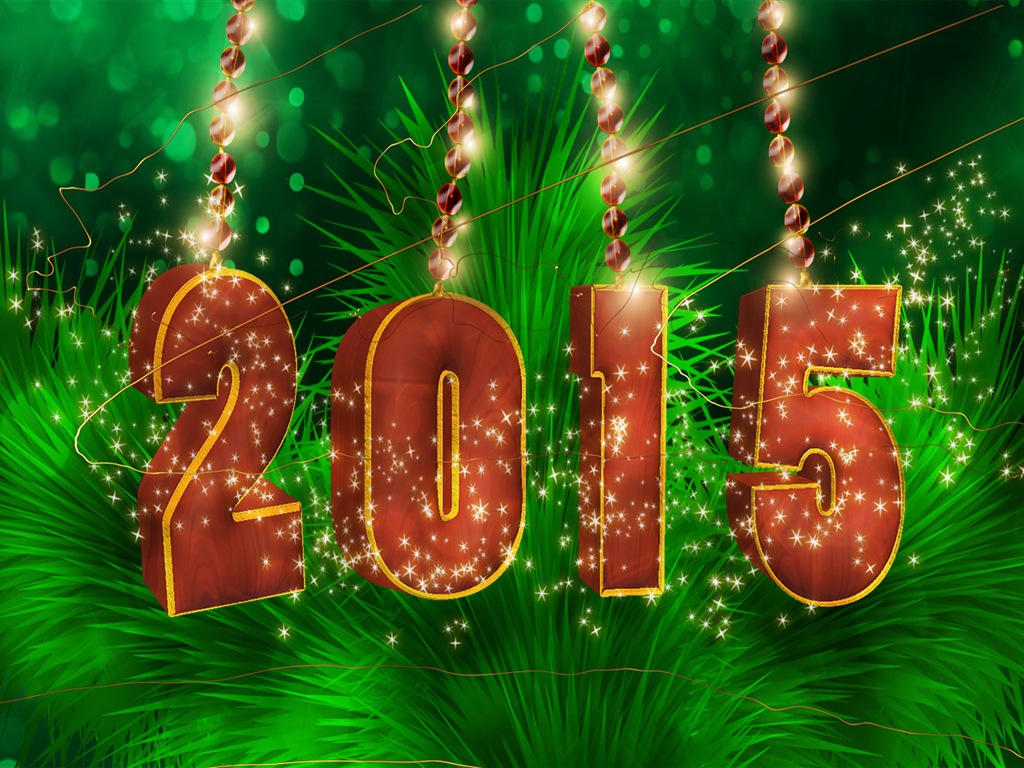 2015 새해 테마의 HD 배경 화면 (1) #14 - 1024x768