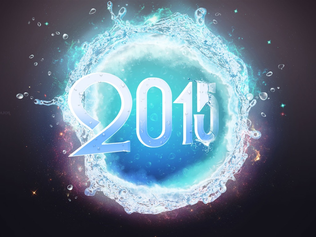 2015 새해 테마의 HD 배경 화면 (2) #3 - 1024x768