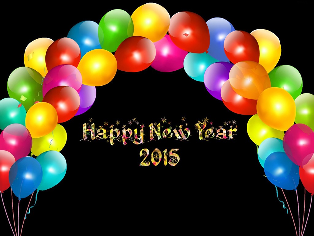 2015 Новый год тема HD обои (2) #6 - 1024x768