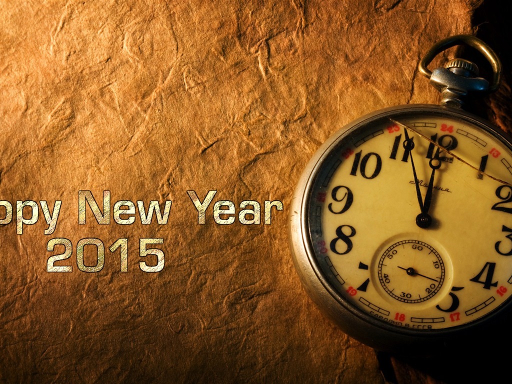 2015 Новый год тема HD обои (2) #8 - 1024x768