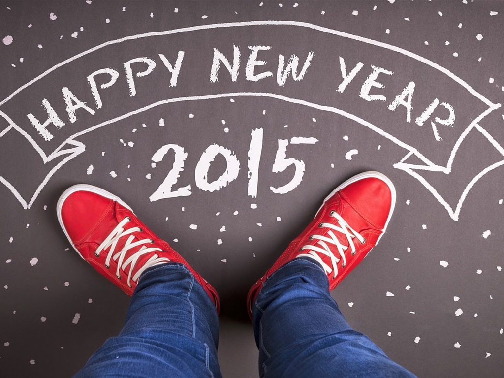 2015 Новый год тема HD обои (2) #15 - 1024x768