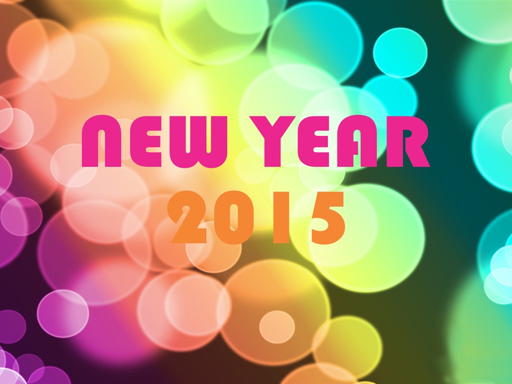 2015 Новый год тема HD обои (2) #18 - 1024x768