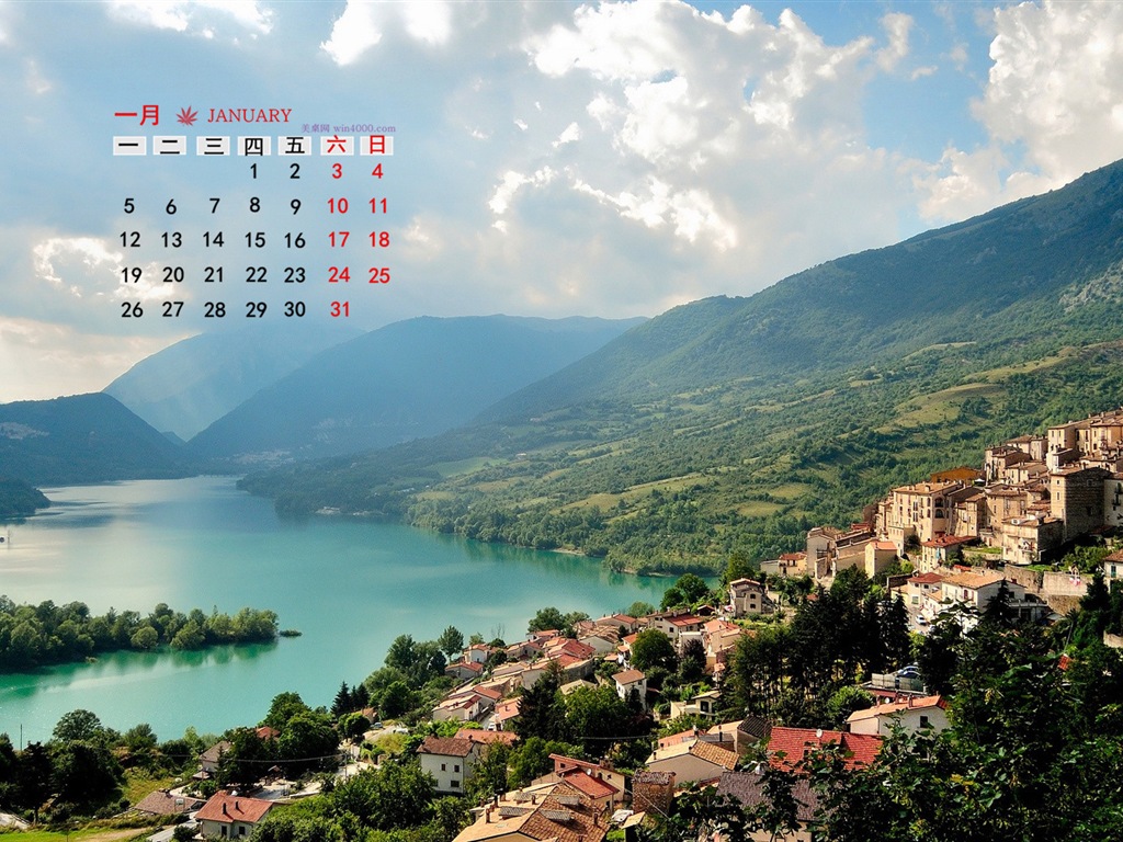 January 2015 calendar wallpaper (1) #8 - 1024x768