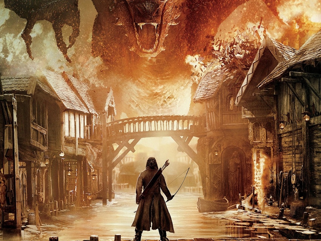 El Hobbit: La Batalla de los Cinco Ejércitos, fondos de pantalla de películas de alta definición #2 - 1024x768
