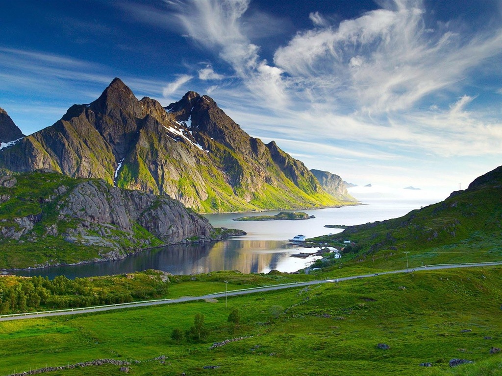 Wallpapers hermosas nórdicos HD paisajes naturales #1 - 1024x768