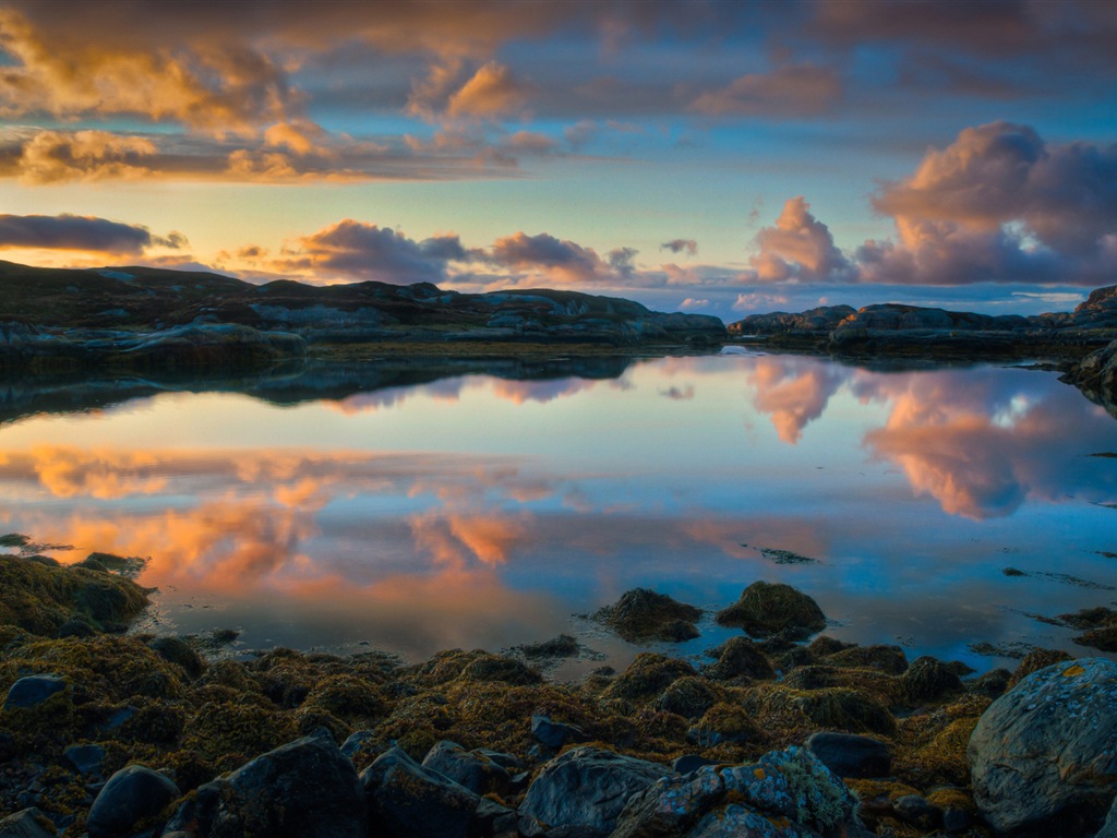 Wallpapers hermosas nórdicos HD paisajes naturales #2 - 1024x768