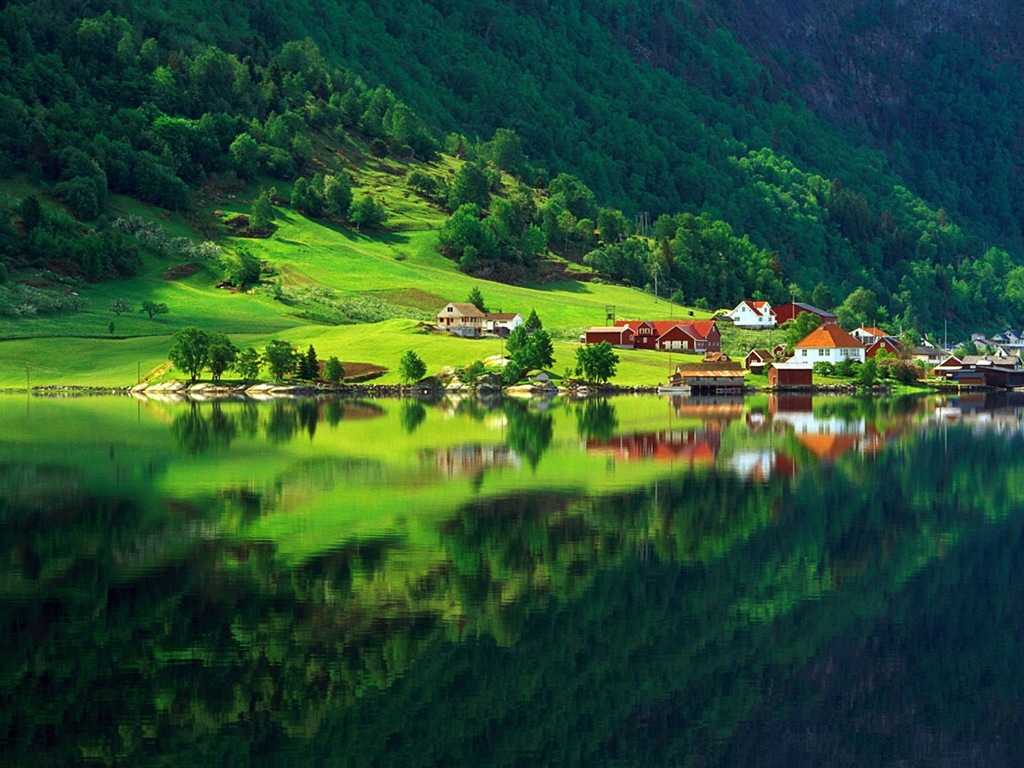 Wallpapers hermosas nórdicos HD paisajes naturales #13 - 1024x768